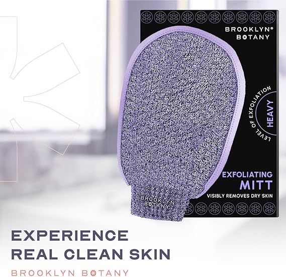 Brooklyn Botany Exfoliating Mitt for Bath and Shower