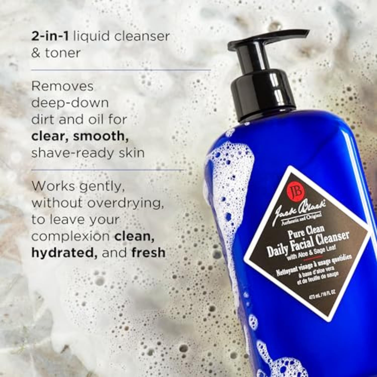 Jack Black Pure Clean Daily Facial Cleanser for Men