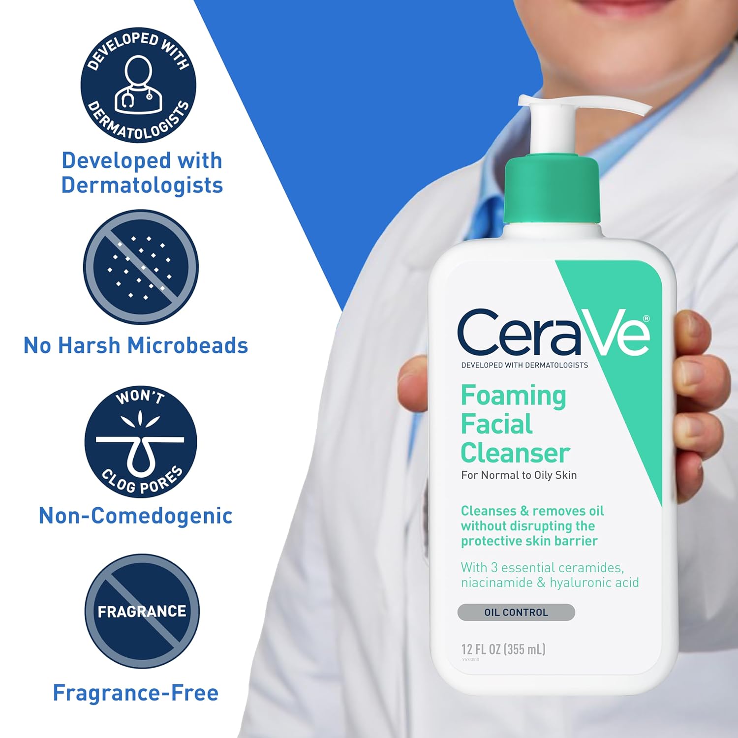 cerave foaming facial cleanser